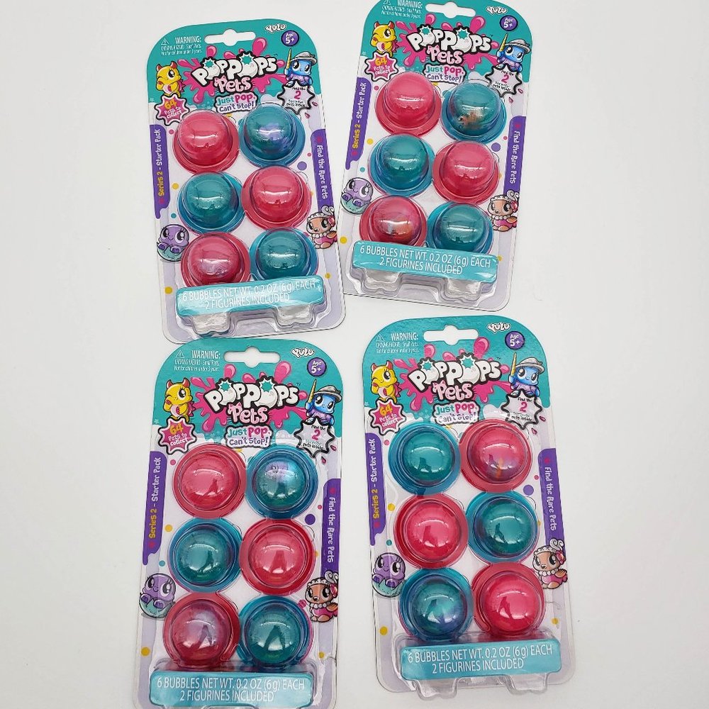 4Pk Pop Pop Pets Series 2